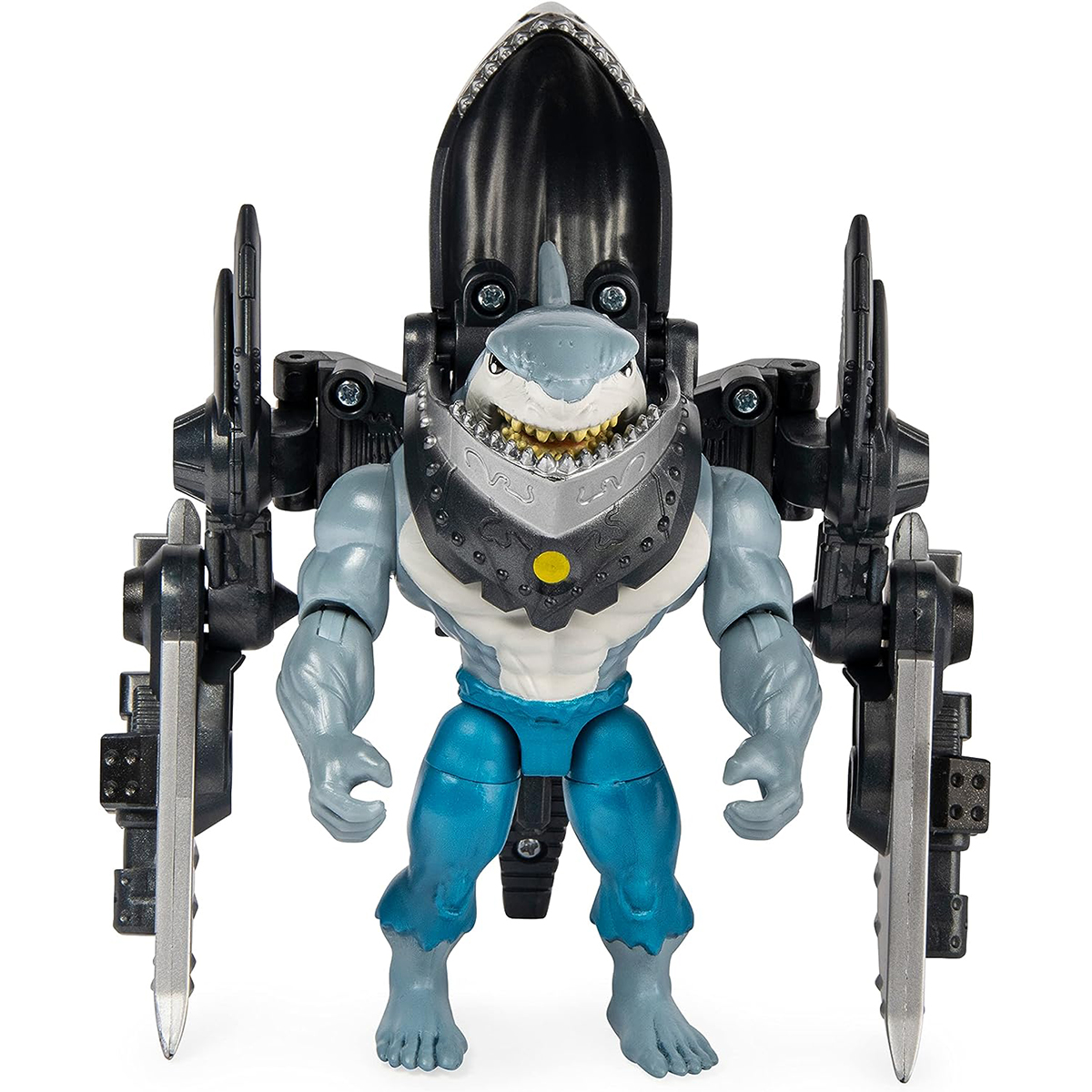 اکشن فیگور اسپین مستر مدل batman طرح king shark mega gear مجموعه 2 عددی