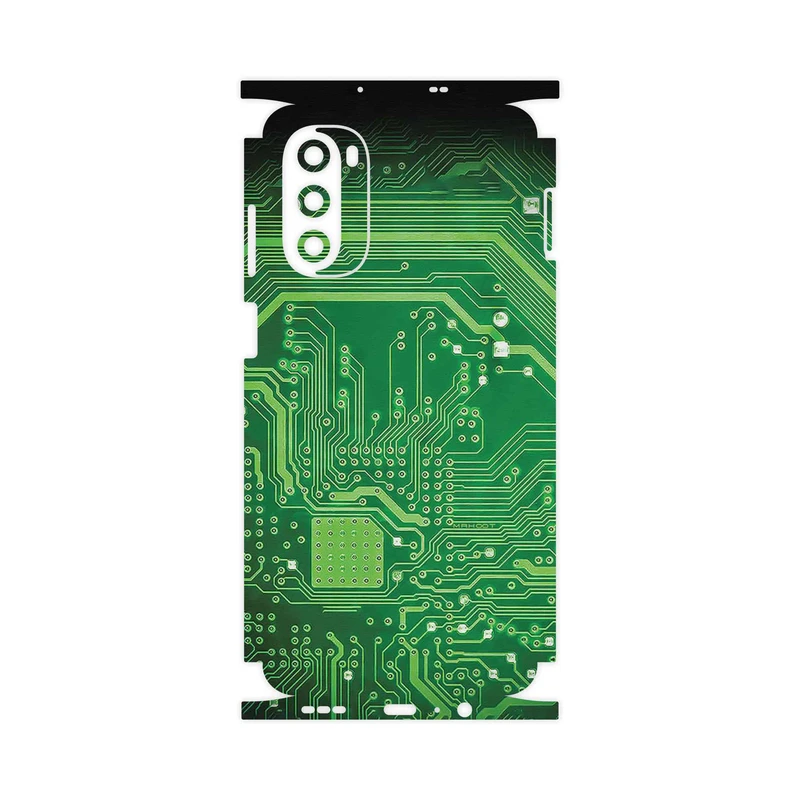 برچسب پوششی ماهوت مدل Green_Printed_Circuit_Board-FullSkin مناسب برای گوشی موبایل موتورولا Moto G52