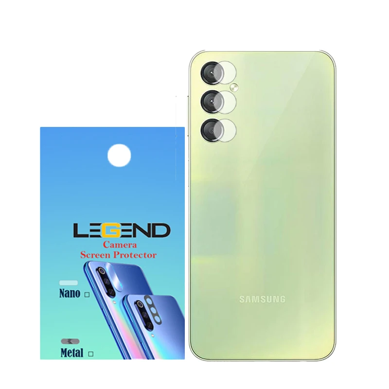 محافظ لنز دوربین لجند مدل نانوگلس مناسب برای گوشی موبایل سامسونگ Galaxy A24