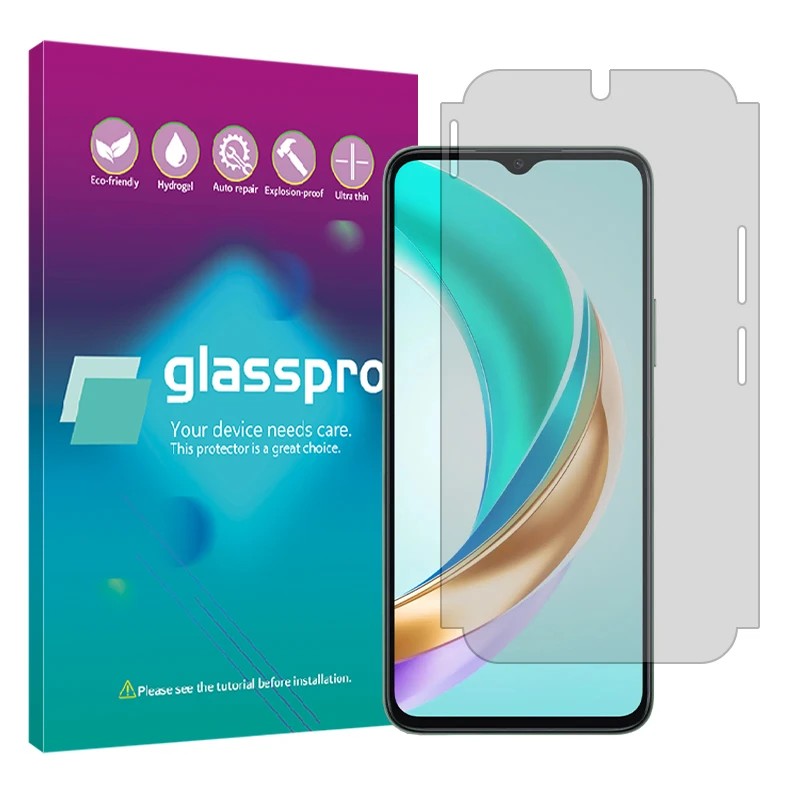 محافظ صفحه نمایش شفاف گلس پرو مدل Resistant مناسب برای گوشی موبایل آنر X6b