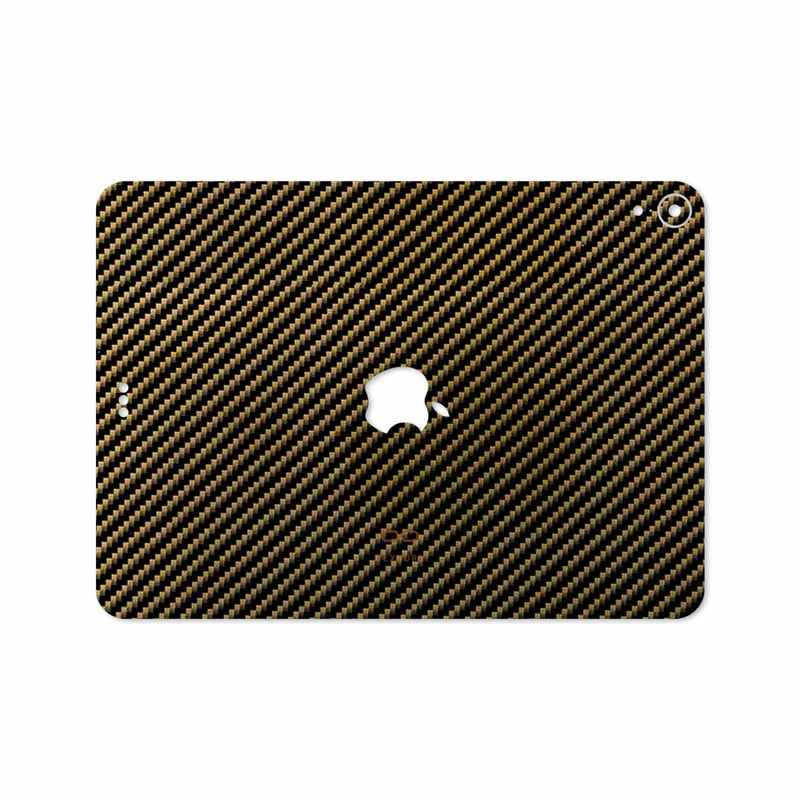 برچسب پوششی ماهوت مدل Glossy-Brown-Fiber مناسب برای تبلت اپل iPad Pro 11 2018 A1979