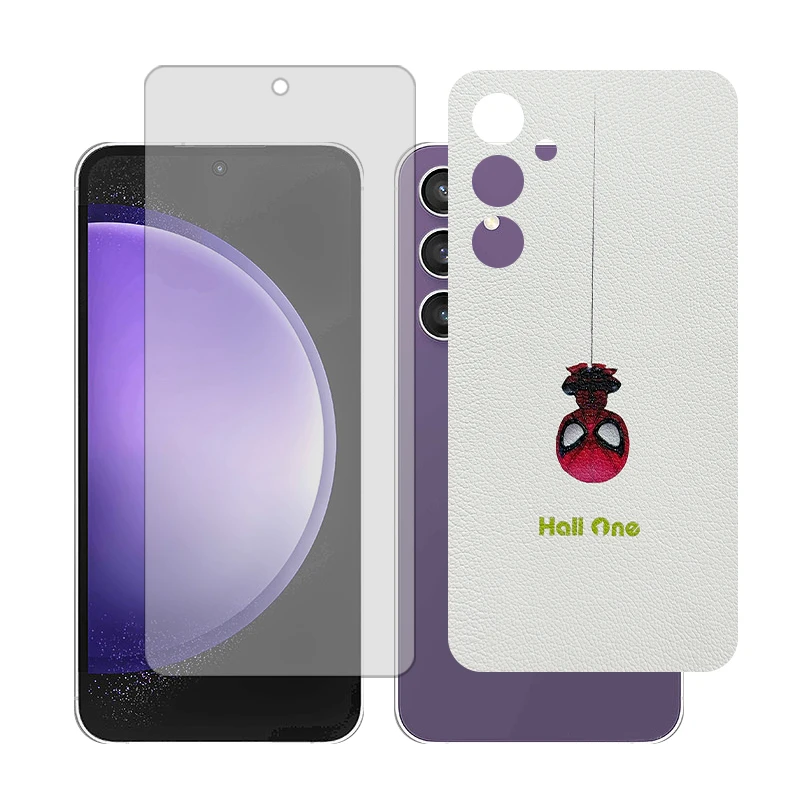 محافظ صفحه نمایش مات گلس مدل Together مناسب برای گوشی موبایل سامسونگ Galaxy S23 FE به همراه برچسب پوششی پشت گوشی  