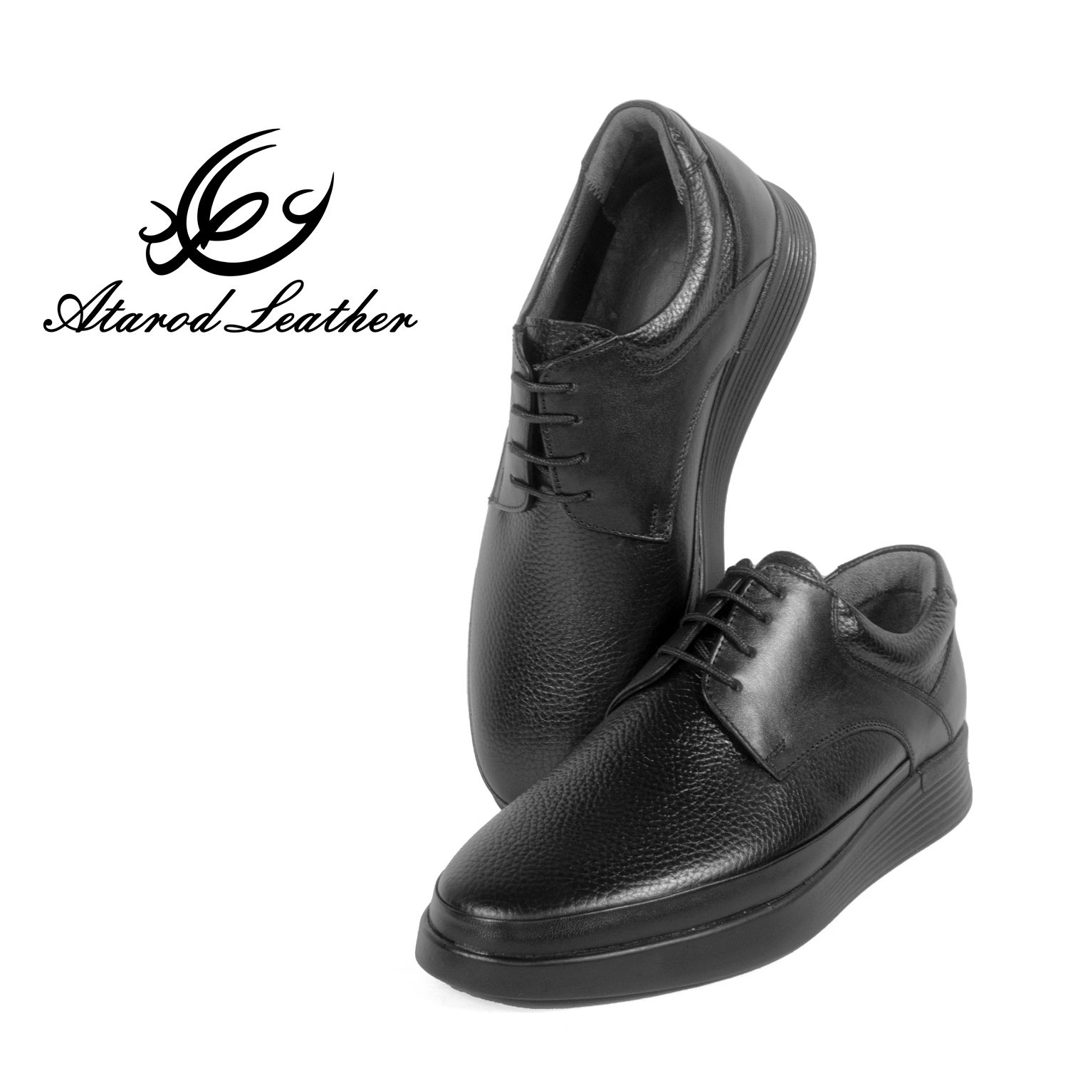 کفش روزمره مردانه چرم عطارد مدل چرم طبیعی کد SH242 - - 12