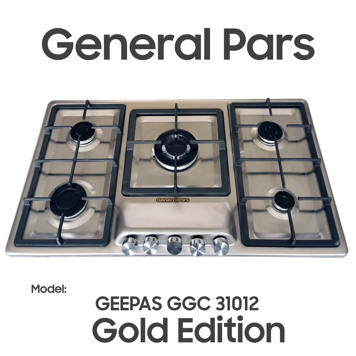اجاق گاز صفحه ای جنرال پارس مدل GEEPAS GGC31012