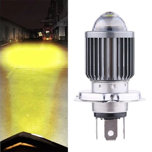عکس شماره 4 : لامپ هدلایت موتور سیکلت مدل led-singl پایه h4