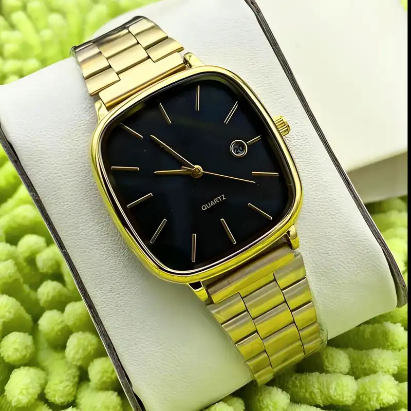 ساعت مچی عقربه ای مدل کلاسیک کد gold.m