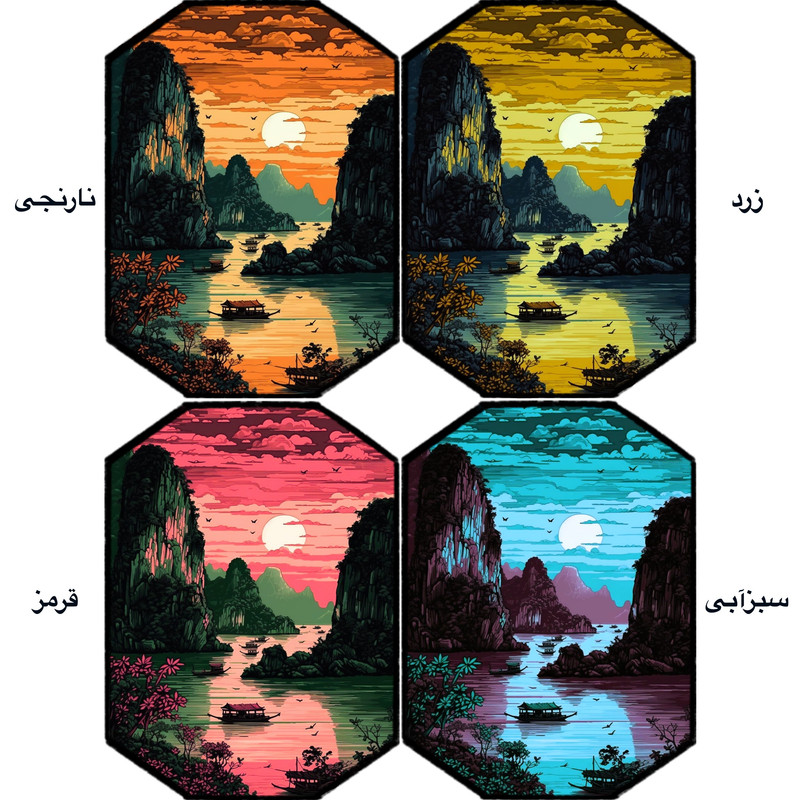 گردنبند مدل شب تاب کد C10