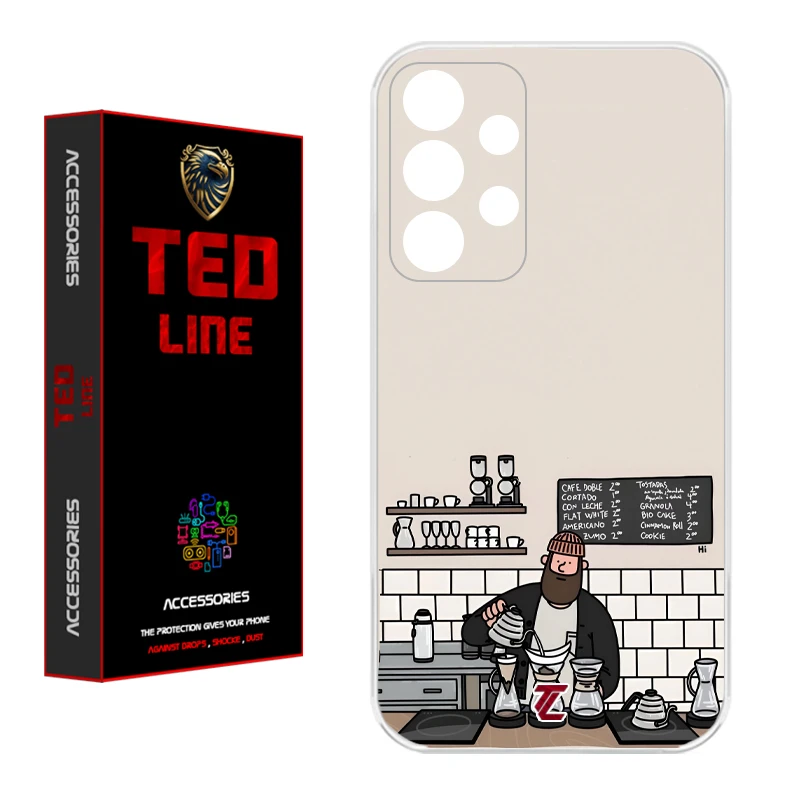 کاور تدلاین طرح باریستا کد 1214 مناسب برای گوشی موبایل سامسونگ Galaxy A13 4G / A32 5G / M32 5G