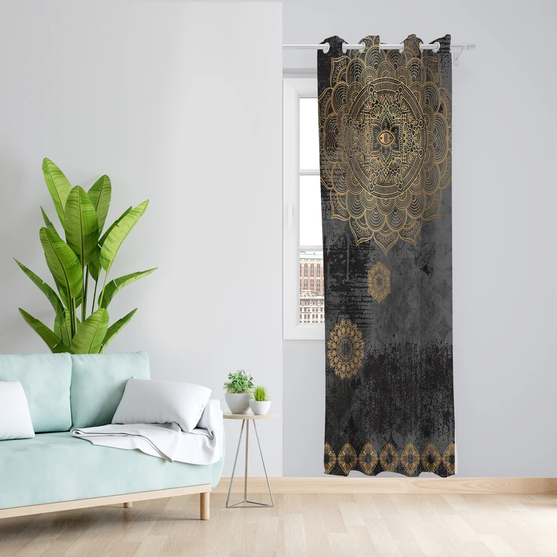 پرده مدل مخمل پانچی کد 4276 z سایز 140x200 سانتی متر