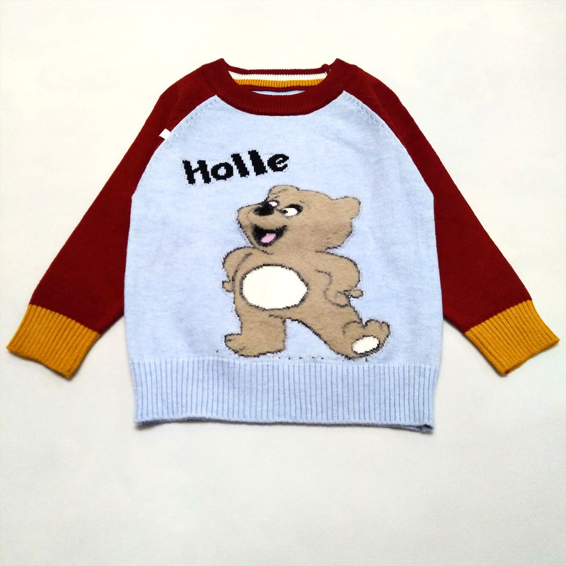 پلیور پسرانه طرح Bear کد RD-BL