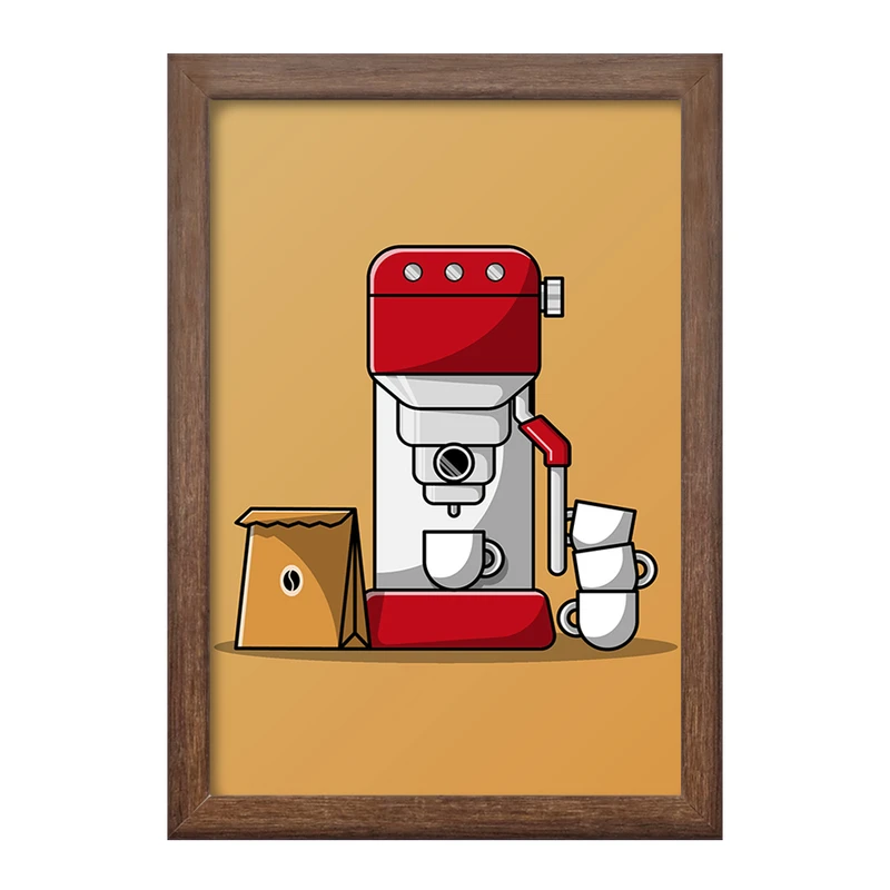 تابلو خندالو طرح دستگاه قهوه ساز کد 27623