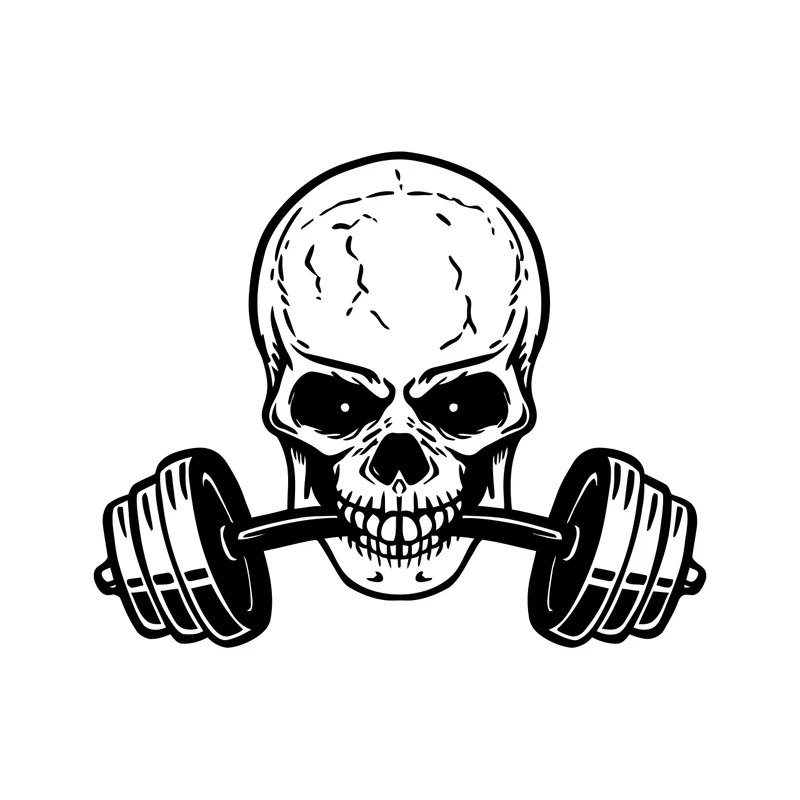 استیکر خودرو پویا مارکت طرح اسکلت کد 1873