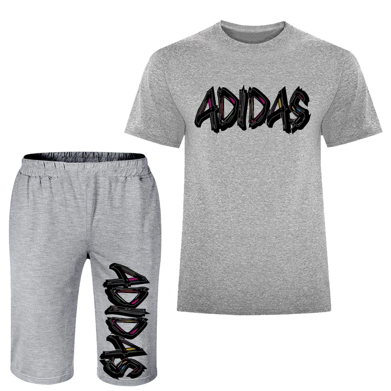 ست تی شرت و شلوارک مردانه مدل A144