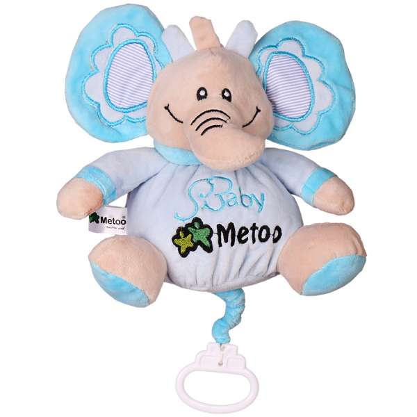 عروسک میتو مدل مدل موزیکال طرح فیل ملودی lullaby ارتفاع 20 سانتی متر