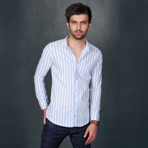 نقد و بررسی پیراهن آستین بلند مردانه پیکی پوش مدل M02561 توسط خریداران