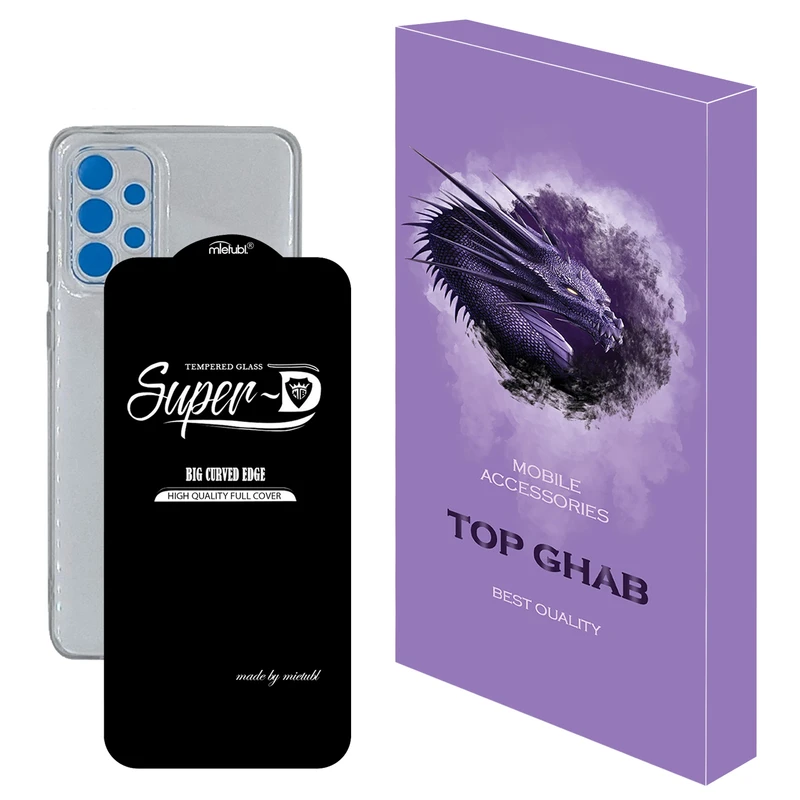 کاور تاپ قاب مدل 2SDJ مناسب برای گوشی موبایل سامسونگ Galaxy A73 5G به همراه محافظ صفحه نمایش