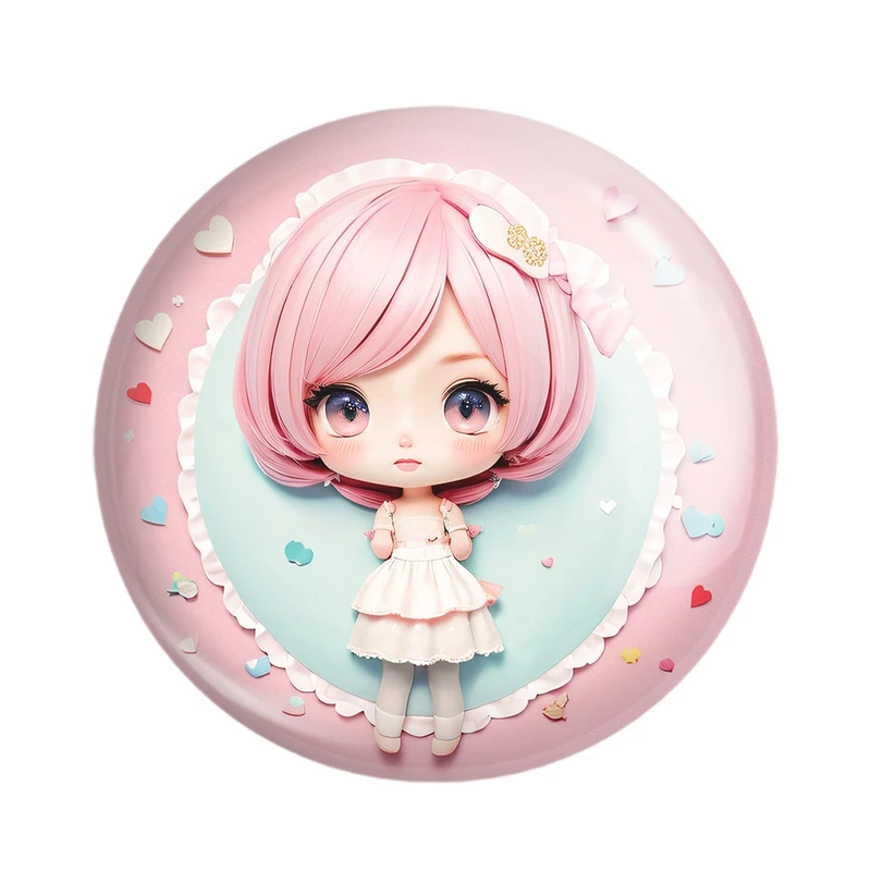 مگنت خندالو مدل دخترانه (Girlish) کد 36888