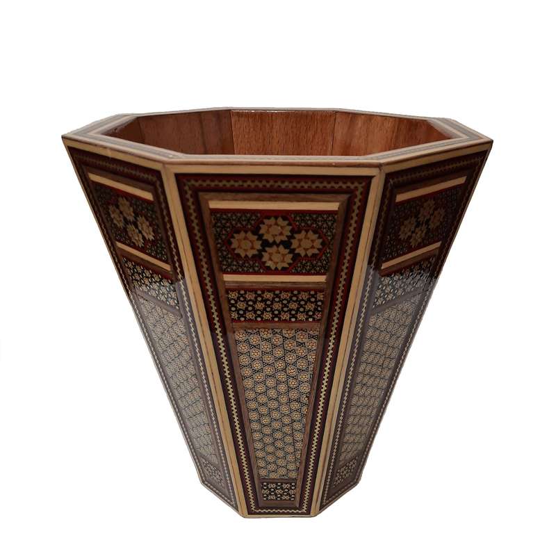 سطل خاتم کاری مدل شیشی کوچک کد 139
