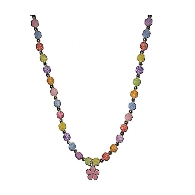 گردنبند دخترانه مدل گل گردنبند دخترانه مدل گل