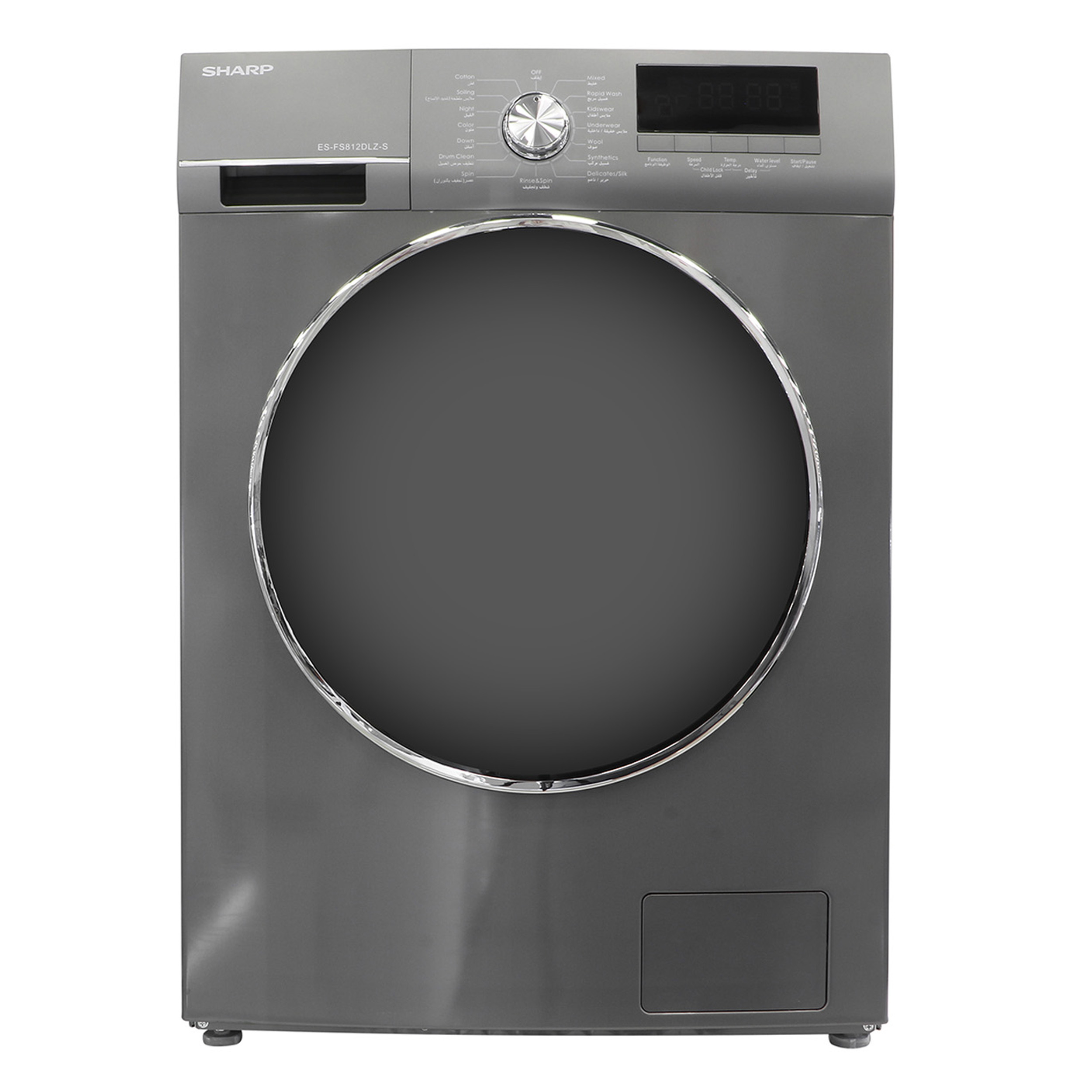 ماشین لباسشویی 8 کیلوگرم اتوماتیک شارپ مدل FS812DLZ-S