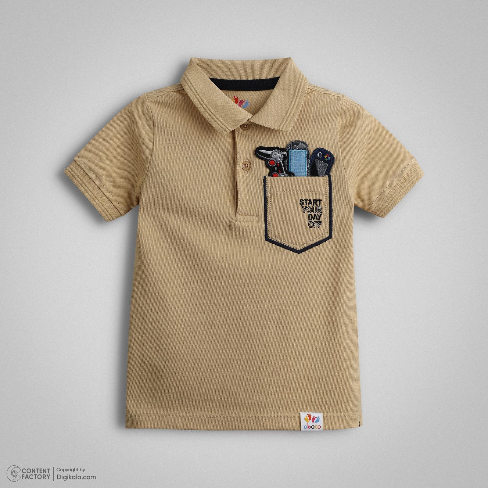 پولوشرت آستین کوتاه پسرانه وان بای وان مدل 2007324057 -  - 2