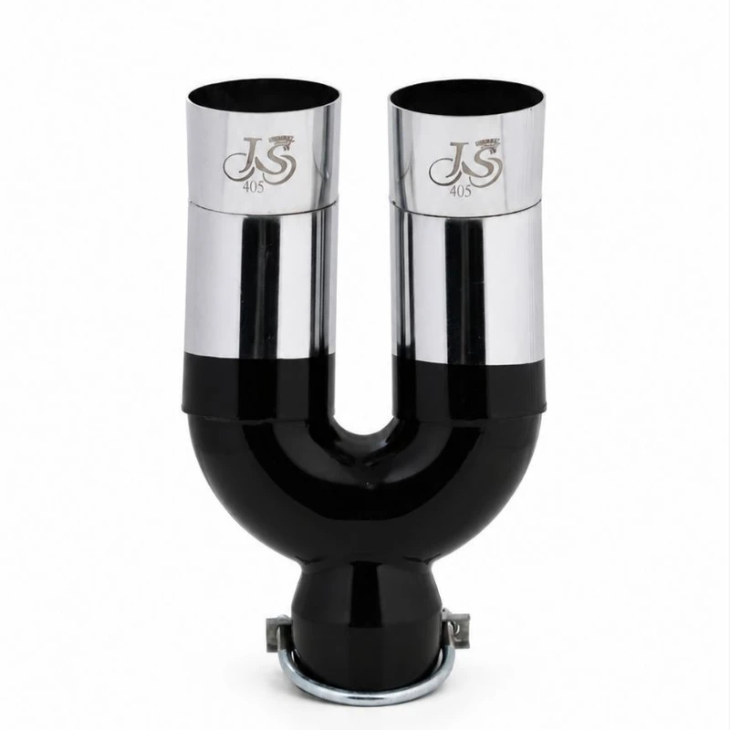سر اگزوز دولول خودرو مدل JS کد 405 طرح شکاری نیمه آبکاری