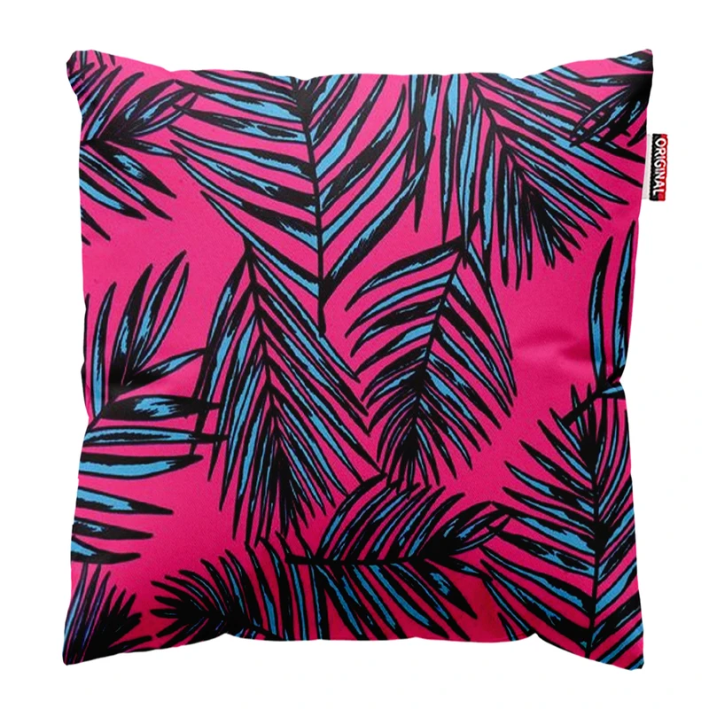 کوسن پاد آفرین مدل مینیمال طرح گل و برگ کد PK303555 سایز 30*30 سانتی متر