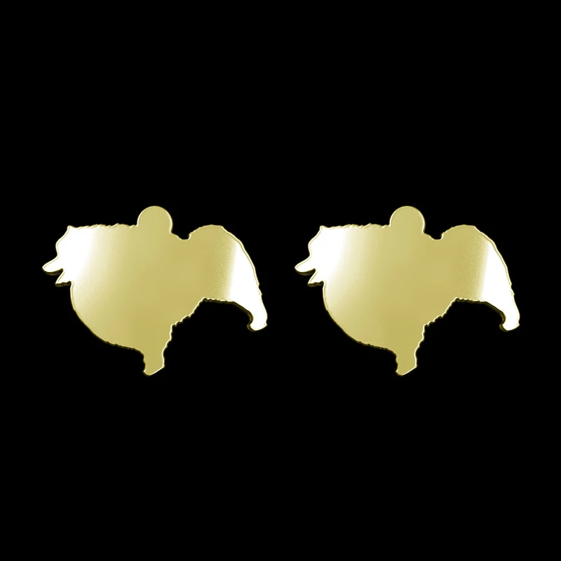 گوشواره طلا 18 عیار زنانه مدوپد مدل سگ کد GA1-16512