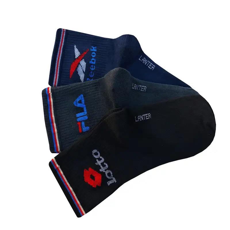 جوراب ساق کوتاه مردانه لنتر مدل special مجموعه 12 عددی
