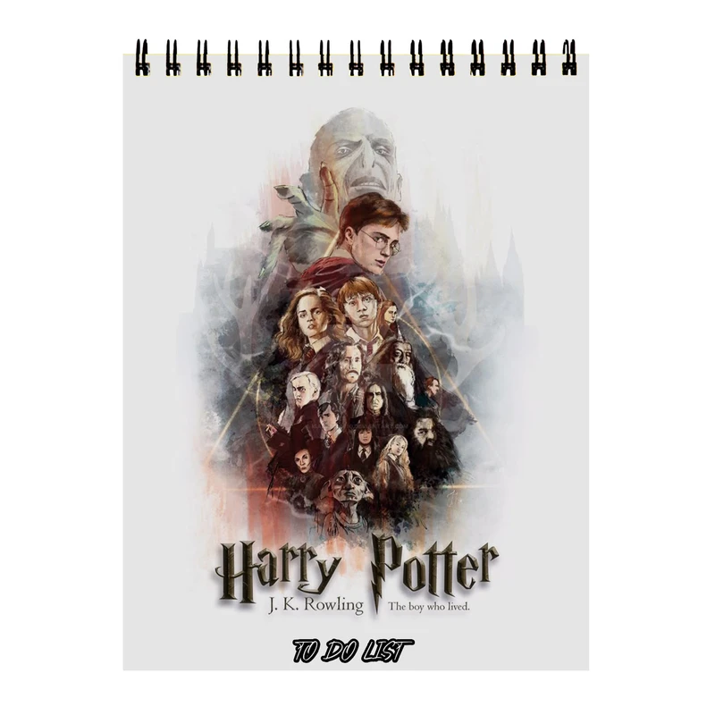 دفتر برنامه‌ریزی 60 برگ مدل هری پاتر کد 0652