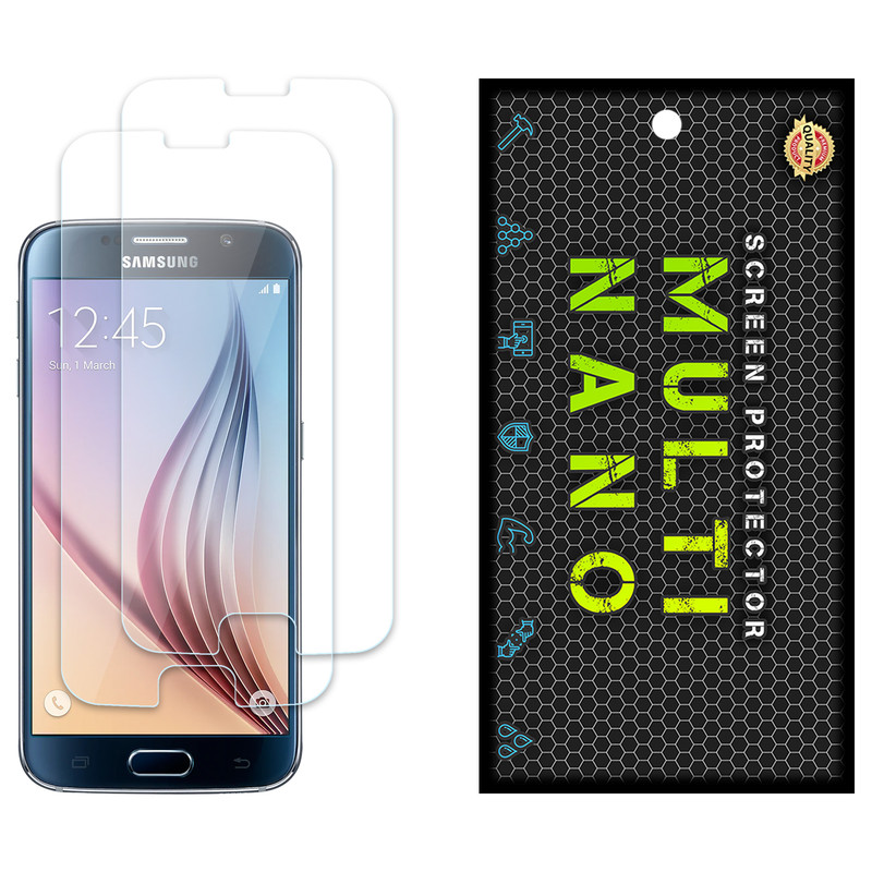 محافظ صفحه نمایش مولتی نانو مدل X-S2N مناسب برای گوشی موبایل سامسونگ Galaxy S6 بسته 2 عددی