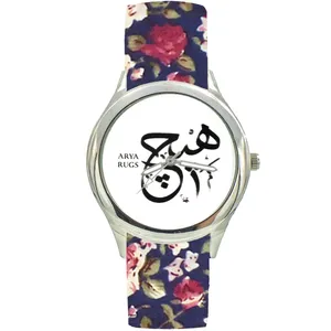 ساعت مچی عقربه ای زنانه مدل بند پارچه ای کد 4107