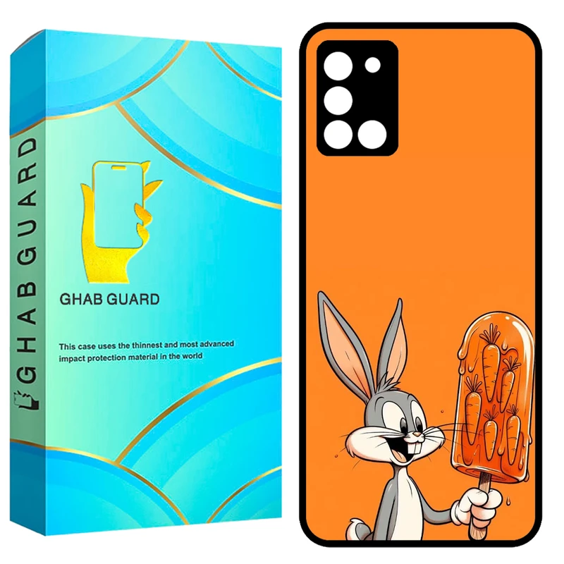 کاور قاب گارد طرح خرگوش مدل GCHPA31 مناسب برای گوشی موبایل سامسونگ Galaxy A31