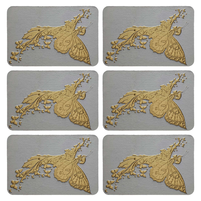 زیربشقابی طرح کلاسیک کد 8845 بسته 6 عددی