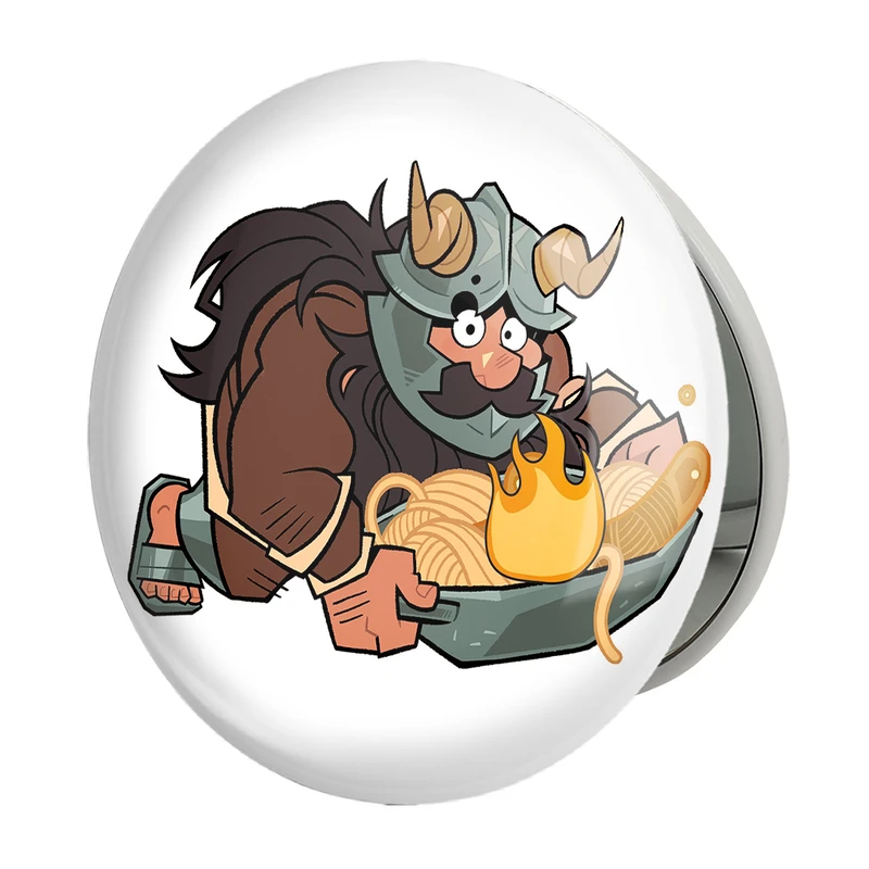 آینه جیبی خندالو طرح سنشی انیمه خوشمزه در سیاه چال مدل تاشو کد 35886