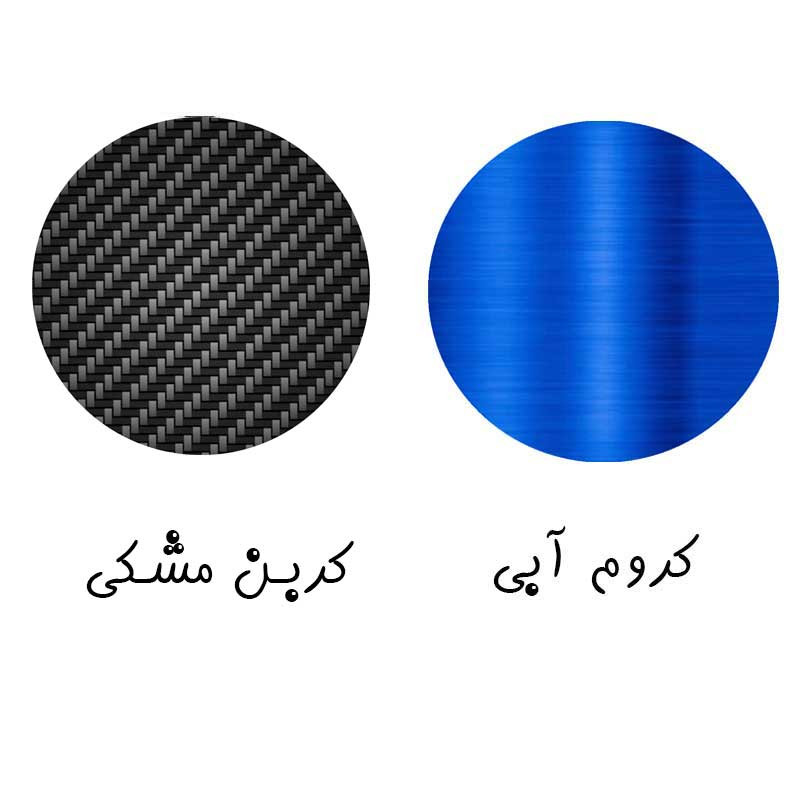 برچسب پارکابی خودرو لندمون کد LC015 MB مناسب برای سمند مجموعه 4عددی به همراه جاکلیدی