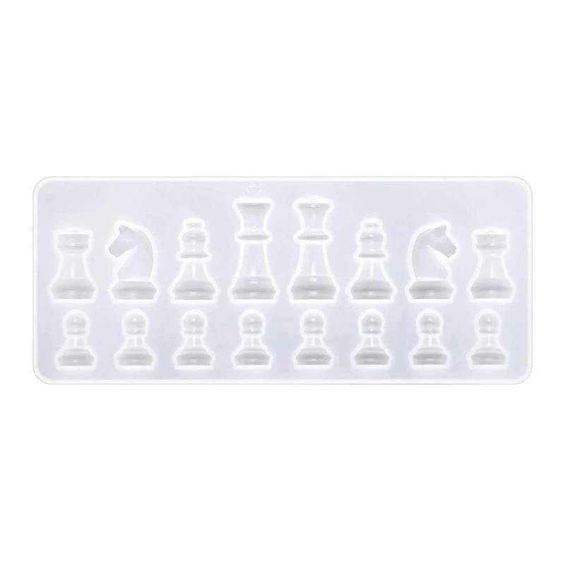 قالب رزین مدل نیمه مهره های شطرنج