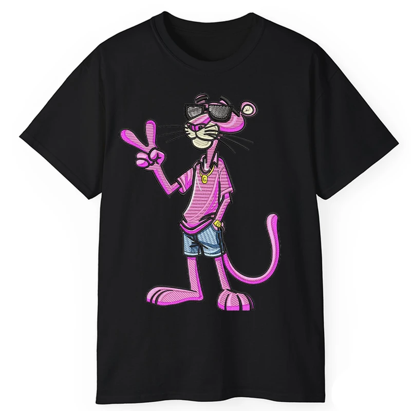 تی‌شرت آستین کوتاه مردانه پاد آفرین مدل پلنگ کارتونی4