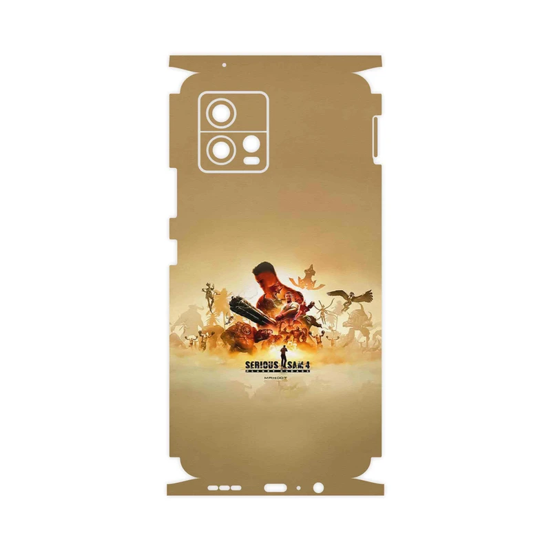 برچسب پوششی ماهوت مدل Serious Sam Game Series-FullSkin مناسب برای گوشی موبایل موتورولا Moto G72