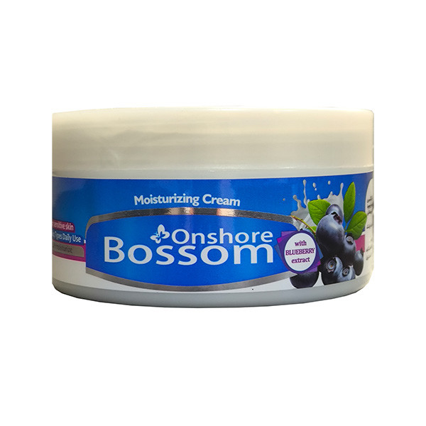 کرم آبرسان دست و صورت انشور بوسوم مدل بلوبری مناسب انواع پوست حجم 250 میلی لیتر