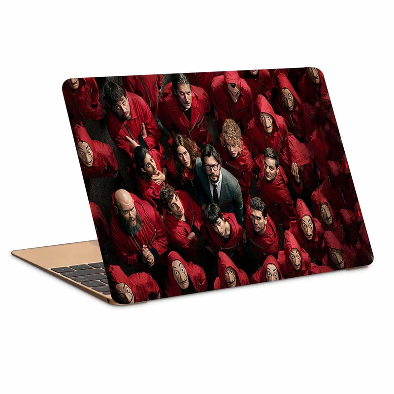 استیکر لپ تاپ طرح money heist کد N-391 مناسب برای لپ تاپ 15.6 اینچی