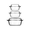 ظرف پخت بورجم مدل 159021 بسته 3 عددی