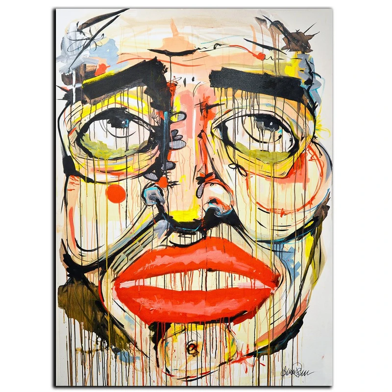 تابلو شاسی بکلیت طرح نقاشی اکسپرسیونیسم مدل SH-S3854