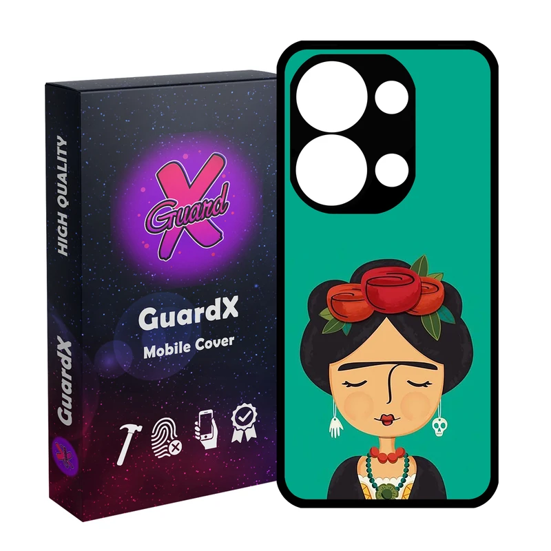 کاور گارد ایکس طرح دختر مناسب برای گوشی موبایل شیائومی Redmi Note 13 Pro 4G / Poco M6 Pro 4G
