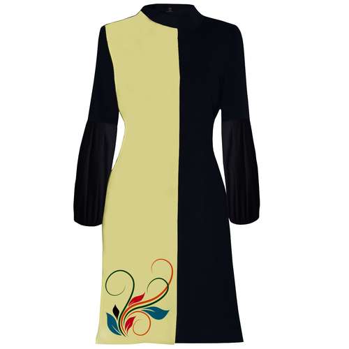 مانتو زنانه 27 طرح گلبرگ کد J07