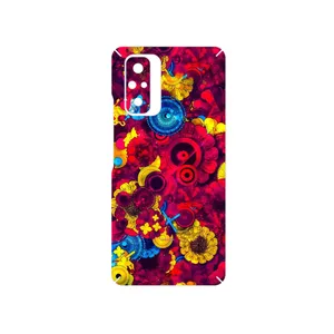 MAHOOT Vector Flower Garden Digital Art Cover Sticker for Xiaomi Redmi Note 10 Pro Max