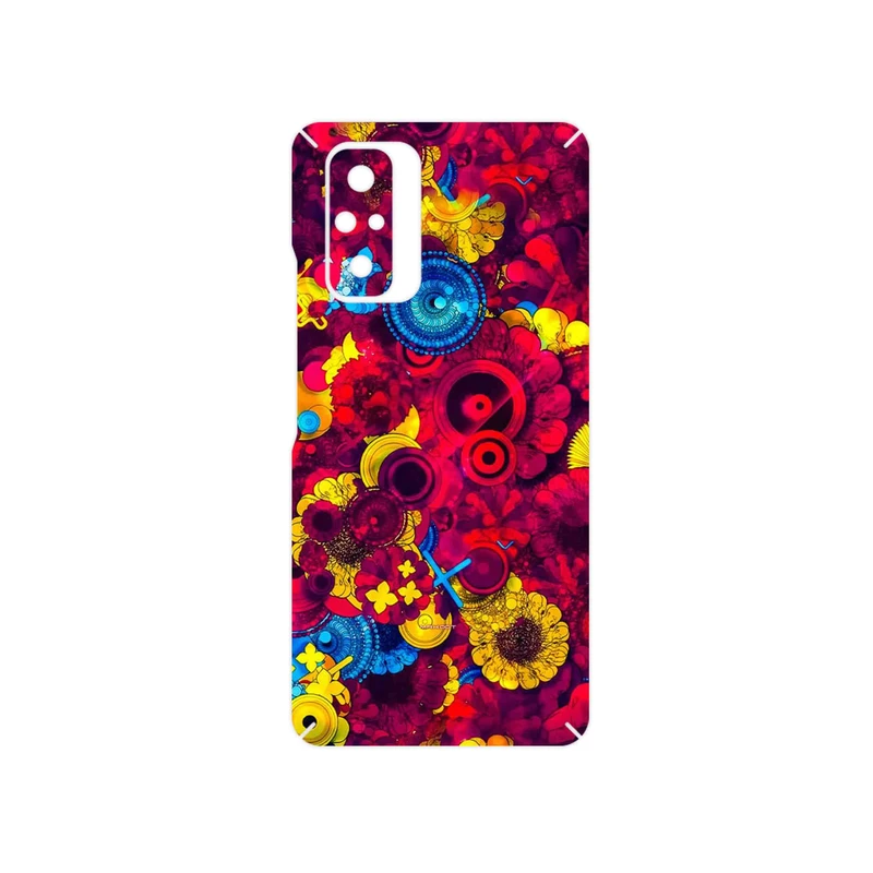 برچسب پوششی ماهوت مدل Vector Flower Garden Digital Art مناسب برای گوشی موبایل شیائومی Redmi Note 10 Pro Max