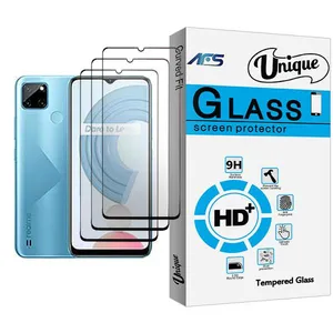 AFS Unique Glass MIX003 Screen Protector For Realme C21Y Pack Of 3