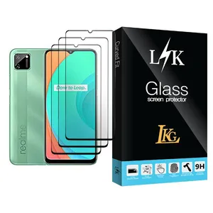 LKG LK Glass MIX003 Screen Protector For Realme C11 Pack Of 3