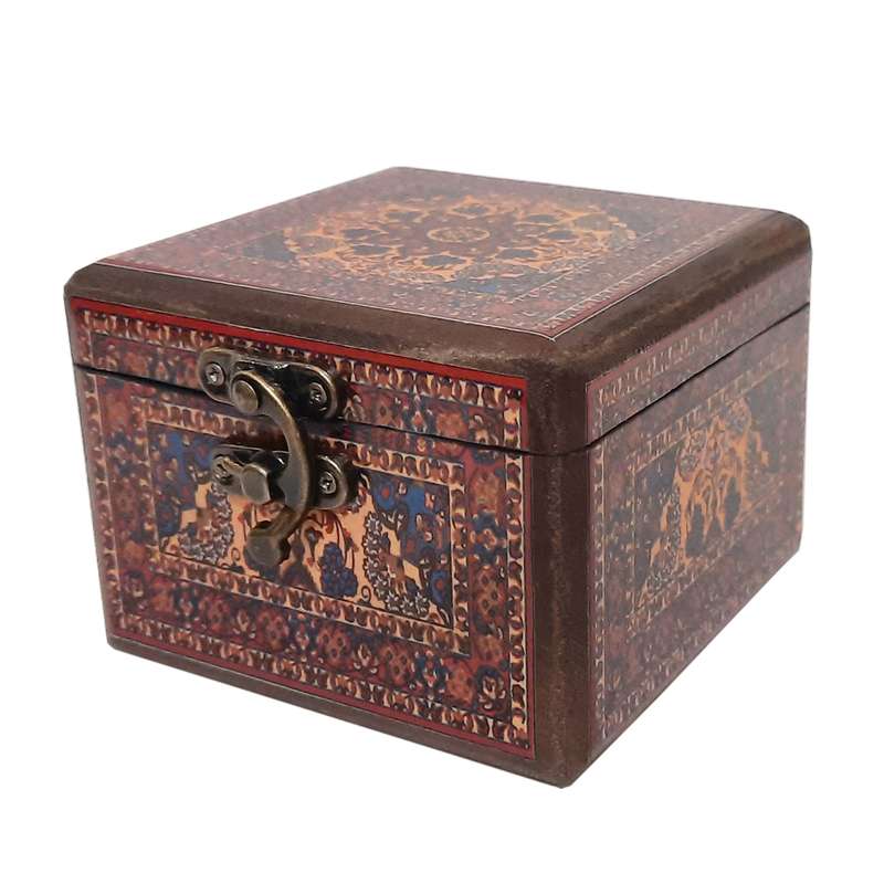 جعبه هدیه مدل ساعتی طرح بوستان